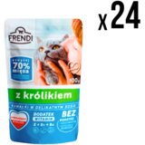 FRENDI Vlažna hrana za mačke, Zečetina, 100g, 24 komada Cene