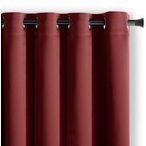 AmeliaHome curtain BLACKOUT color pink style classic silver eyelets type of material - textiles blackout 140x245 Cijene