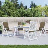  Jastuci za stolice 4 kom prošarano smeđesivi 120x50x4cm tkanina | shoptok.hr