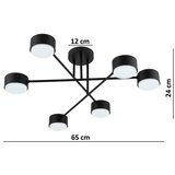 Brilagi LED RGB prigušiva plafonska lampa MONO 6xGX53/14W/230V Wi-Fi Tuya crna | Eponuda.com