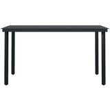  7-dijelni vrtni blagovaonski set s jastucima crni | shoptok.hr