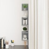  Kutna zidna polica boja hrasta 20x20x127,5 cm konstruirano drvo | Eponuda.com