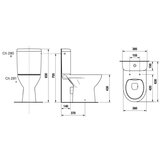 Jika H8273860002801 lyra plus talna brezrobna wc školjka monoblok | Shoptok.si