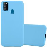 Cadorabo Ohišje, združljiv s Samsungom v Candy Blue - Zaščitni pokrov iz fleksibilnega silikona TPU, (20571149) | Shoptok.si