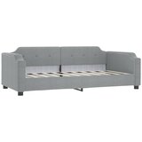  Dnevni krevet na razvlačenje svjetlosivi 90 x 190 cm od tkanine | shoptok.hr