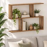  Zidna polica Drvo hrasta 72 x 17 x 55.5 cm prerađeno drvo | shoptok.hr