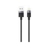 Swissten iPEAX KABEL TEXTILE USB-A/LIGHTNING 1,5M, 30W, USB 2.0 crni | shoptok.hr