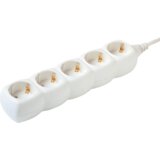 Home produžni kabl, 5 utičnica, 1.0mm², 1, 5 met - NV 05/WH, Bijeli | Eponuda.ba