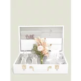 Stackers Bijela dekorativna kutija za pohranu od imitacije kože 50x30x15 cm –
