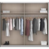 Rauch Möbel omara z drsnimi vrati, bela, bela, visoki sijaj | Shoptok.si