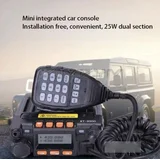 moćna mobilna radio stanica za vozila – vhf/uhf 25W sa mikrofonom