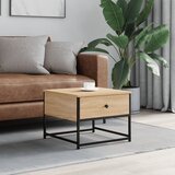  The Living Store Klubska mizica sonoma hrast 51x51x40 cm inženirski les - Klubska Mizica, (21500644) | Shoptok.si