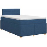  Boxspring krevet s madracem Plava 120 x 200 cm Tkanina | shoptok.hr