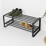Spinder Design Črna kovinska omarica za čevlje Rex – | Shoptok.si