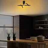  Črna LED stropna svetilka ø 7 cm Likma – | Shoptok.si