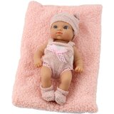 Baby Doll with Blanket, White and Pink Clothes, Hat, 18 cm | shoptok.hr