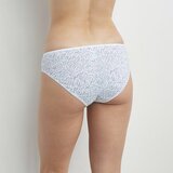 DIM GENEROUS COTTON BIO SLIP - Women's bio cotton panties - white - blue | Shoptok.si