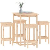  5-dijelni barski set od masivne borovine | shoptok.hr