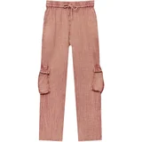 Pull&Bear Hlače staro roza
