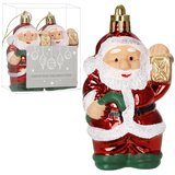 Božićni ukrasi Djed Božićnjak 8 cm – set 2 komada | shoptok.hr