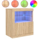  The Living Store Komoda z LED lučkami sonoma hrast 60,5x37x67 cm - Komoda, (21442447) | Shoptok.si