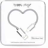 Happy Plugs Lightning kabel 2.0m, Silver | shoptok.hr