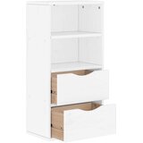  Bočni ormarić s ladicama ODDA bijeli 40x24x79 cm puno drvo bor | shoptok.hr