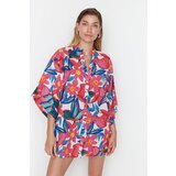 Trendyol Floral Patterned Shirt Beach Dress Cijene