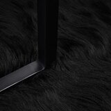  Lažni Ovčji Tepih Crna 80 x 120 cm Poliester | shoptok.hr