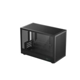 DeepCool Računalniško ohišje CH260, Micro-ATX, kajeno steklo, črno | Shoptok.si