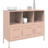  Komoda ružičasta 100,5 x 39 x 79 cm čelik | Eponuda.com