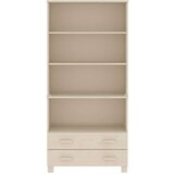  Visoka omara HAMAR trdna borovina medeno rjava, (20654664) | Shoptok.si