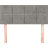  Uzglavlje svjetlosivo 100x5x78/88 cm baršunasto | shoptok.hr