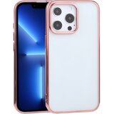 Apple Silikonska maska Color Frame Case za iPhone 13 Pro - Ružičasta Cijene