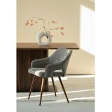 MID.YOU NASLANJAČ, les, kovina, tekstil siva | Shoptok.si