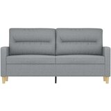  Dvosed svetlo siv 140 cm blago, (20925446) | Shoptok.si