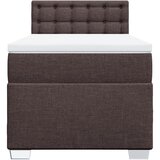  Krevet s oprugama i madracem tamnosmeđi 80x200 cm od tkanine | shoptok.hr