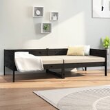  Dnevni ležaj od masivne borovine crni 90 x 190 cm | Eponuda.ba