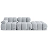 Micadoni Home svetlo modra žametna sedežna garnitura 282 cm bellis – | Shoptok.si