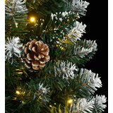  Umjetno tanko božićno drvce s 300 LED žarulja 210 cm | shoptok.hr