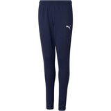 Puma Sportske hlače 'TeamRise' tamno plava / bijela Cijene