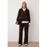 TRENDYOLMILLA ženske pantalone Twoaw26Ea00012, smeđa-smeđa Cene