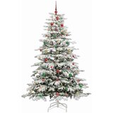 vidaXL Umjetno božićno drvce s nogom Bijelo 240 cm PE i PVC | shoptok.hr