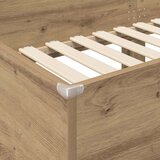  Postelja na vzkraj za otroke Umetni hrast 75 x 190 cm, (5000141874) | Shoptok.si