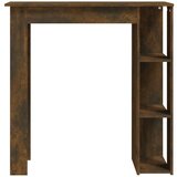 vidaXL Barski stol s policom boja hrasta 102x50x103,5 cm od iverice | shoptok.hr