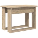  Set kavno mizico 2 pcs Sonoma hrast Konstruiran les, (5000120482) | Shoptok.si