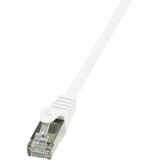 Logilink CP2091S RJ45 omrežni kabel\, Patch kabel CAT 6 F/UTP 10.00 m bela z zaščitnim zapornim zatičem 1 kos, (20418865) | Shoptok.si