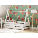 Drveni dečiji krevet tipi plus - beli - 190x90 cm Cene