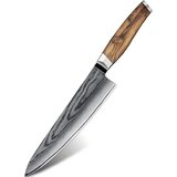 IZMAEL Damaskast kuhinjski nož ZE-37557 - Chef / Rjava | Shoptok.si
