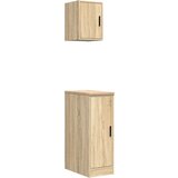 vidaXL Garažne omare 2 kosa sonoma hrast inženirski les, (22047767) | Shoptok.si